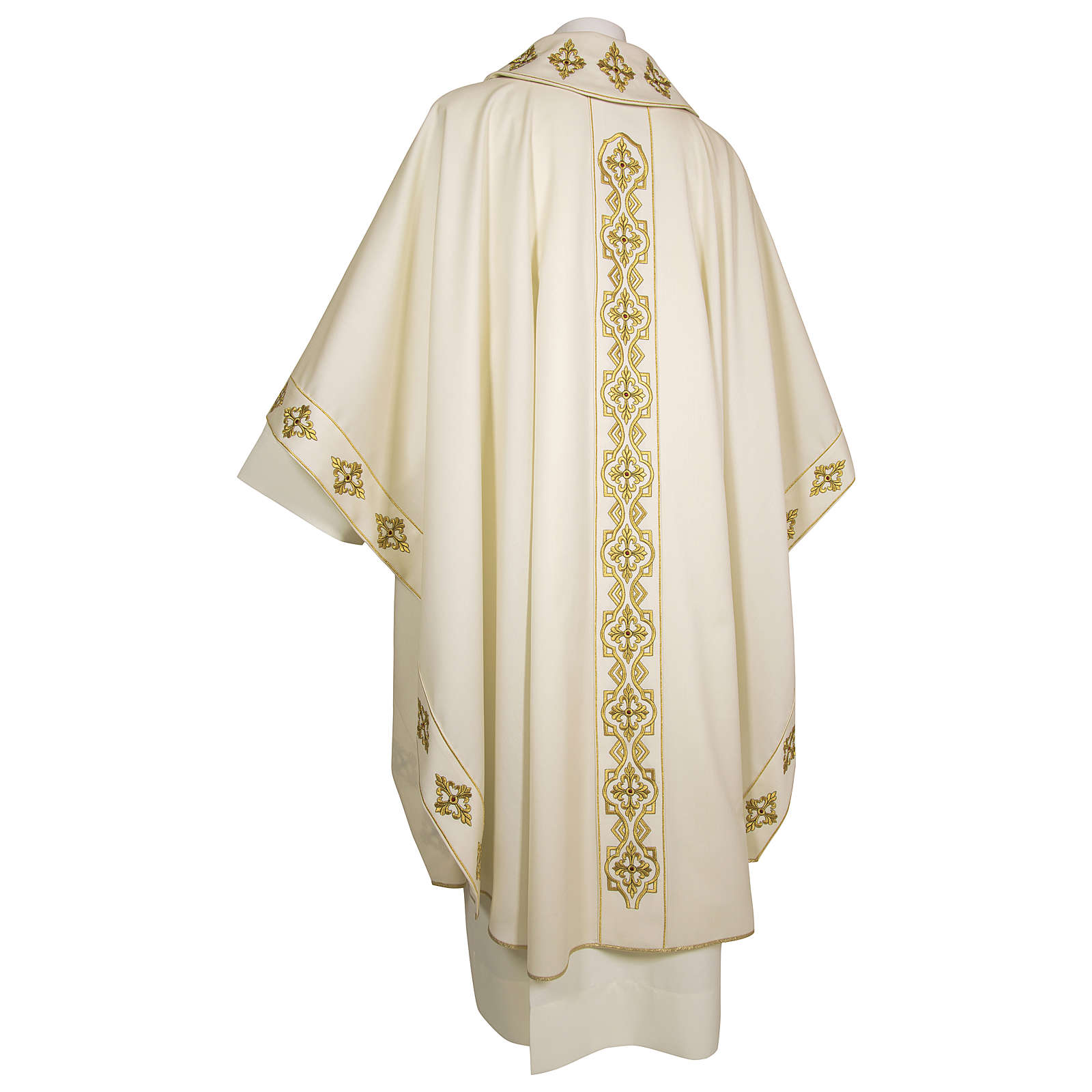 Chasuble in pure wool, classical embroidery, modern style | online ...