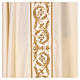 Pure Wool Chasuble with roll collar and gold embroideries s3