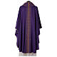 Chasuble in pure wool, linear embroidery s5