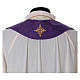 Chasuble in pure wool, linear embroidery s8
