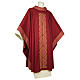 Chasuble in pure wool, handmade embroidery, modern style s2
