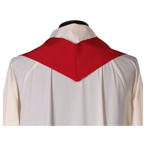 Priest Chasuble in polyester with cross applique 12