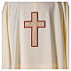 Priest Chasuble in polyester with cross applique s2