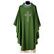 Priest Chasuble in polyester with cross applique s3