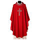 Priest Chasuble in polyester with cross applique s4