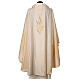 Chasuble in mixed fabric with direct embroidery s8