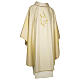 Dove chasuble in wook blend with roll collar s2