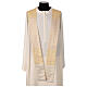 Dove chasuble in wook blend with roll collar s10