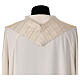 Dove chasuble in wook blend with roll collar s11