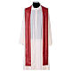 Chasuble 93% wool with embroidery on orphrey, double twisted yarn s4