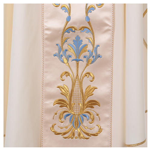 Marian chasuble 100% pure wool with double twisted yarn 4