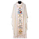 Marian chasuble 100% pure wool with double twisted yarn s1