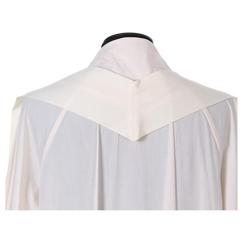 Marian chasuble in 100% pure wool with double twisted yarn 8