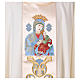 Marian chasuble in 100% pure wool with double twisted yarn s2