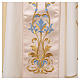 Marian chasuble in 100% pure wool with double twisted yarn s4