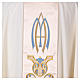 Marian chasuble in 100% pure wool with double twisted yarn s6