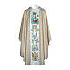 Marian chasuble 90% wool with double twisted yarn s1