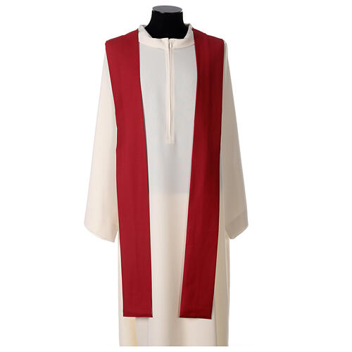 Chasuble 100% pure wool with double twisted yarn, Jesus 8