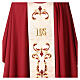 Liturgical Chasuble in 100% pure wool with double twisted yarn, Jesus s6