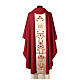 Liturgical Chasuble in 100% pure wool with double twisted yarn, Jesus s7