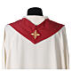 Liturgical Chasuble in 100% pure wool with double twisted yarn, Jesus s9