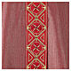 Medieval chasuble with embroidered orphrey on the front, 95% wool, 5% lurex s4