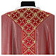 Medieval chasuble with embroidered orphrey on the front, 95% wool, 5% lurex s6