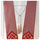 Medieval chasuble with embroidered orphrey on the front, 95% wool, 5% lurex s11