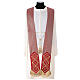 Medieval Gothic Chasuble with embroidered orphrey on the front, 95% wool, 5% lurex s9