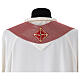 Medieval Gothic Chasuble with embroidered orphrey on the front, 95% wool, 5% lurex s12