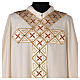 Medieval Wool Blend Chasuble with embroidered orphrey on the front s3