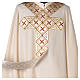 Medieval Wool Blend Chasuble with embroidered orphrey on the front s4
