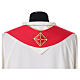 Medieval chasuble with embroidered orphrey on the front, 100% wool s17