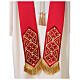 Clivio 100% pura lana ricamo fascione fronte s15