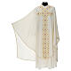 100% wool Medieval chasuble with embroidered orphrey on the front s5