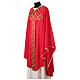 100% wool Medieval chasuble with embroidered orphrey on the front s5