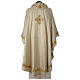 Chasuble 100% silk with handmade embroidery, V neckline s5