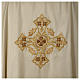 Chasuble 100% silk with handmade embroidery, V neckline s6