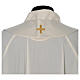 Limited Edition Catholic Chasuble with gold decoration and red glass s9