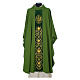 Chasuble in wool with velvet IHS symbol and embroidery s3
