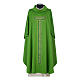 Chasuble in polyester trimmed with Cross embroidery s3