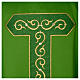Chasuble in polyester trimmed with Cross embroidery s7