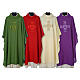 Chasuble 100% polyester with embroidered Cross s1