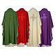Chasuble 100% polyester with embroidered Cross s2