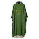 Chasuble 100% polyester with embroidered Cross s3