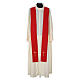 Chasuble 100% polyester with embroidered Cross s10
