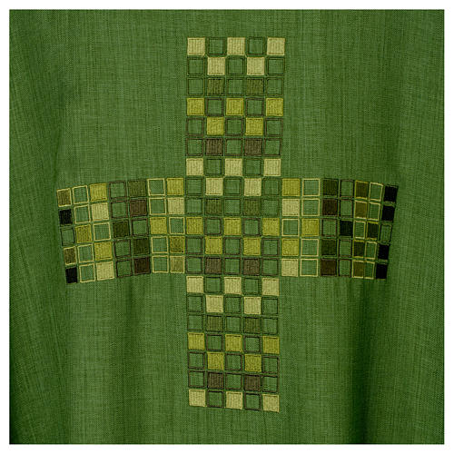 Polyester chasuble with embroidered Cross 7