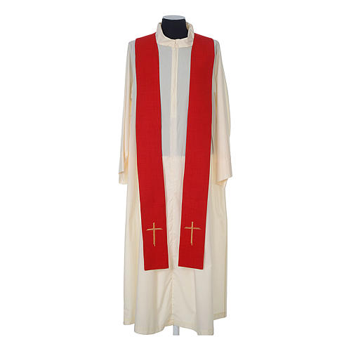 Polyester chasuble with embroidered Cross 10