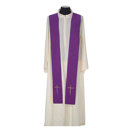 Polyester chasuble with embroidered Cross 12