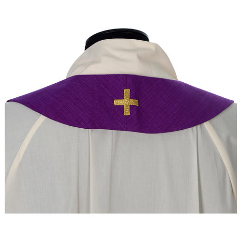 Polyester chasuble with embroidered Cross 13
